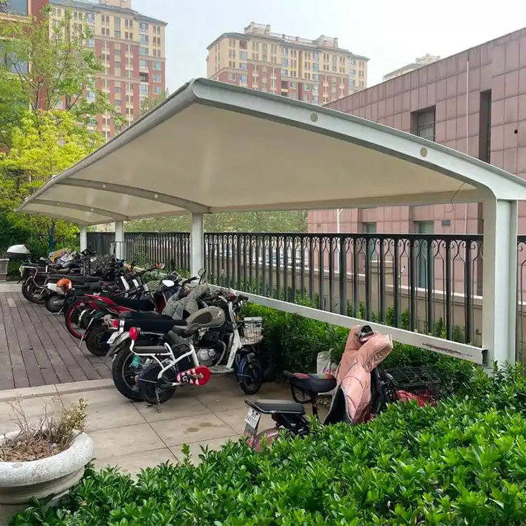 新沂市膜结构电动车棚